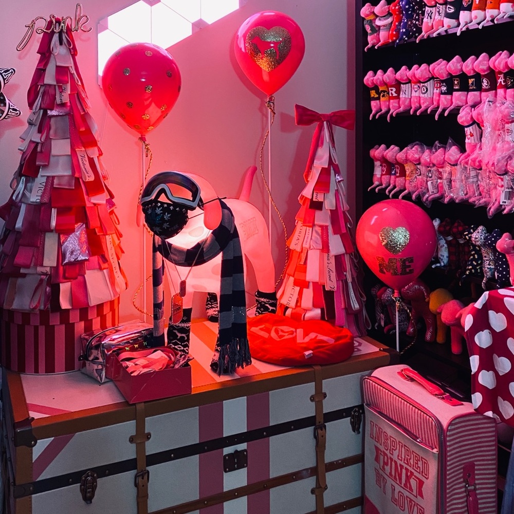 My small collection of VS Pink display dogs